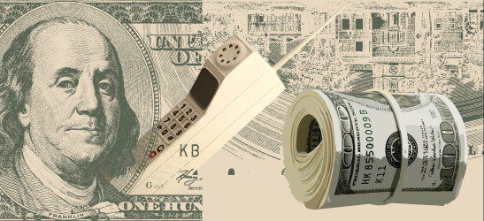 Money collage